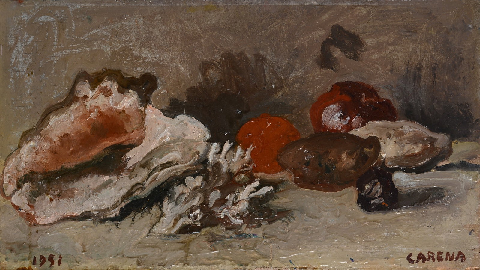 Felice Carena (Cumiana, 1879 - Venezia, 1966) - Natura morta, 1951 (1 of 3)