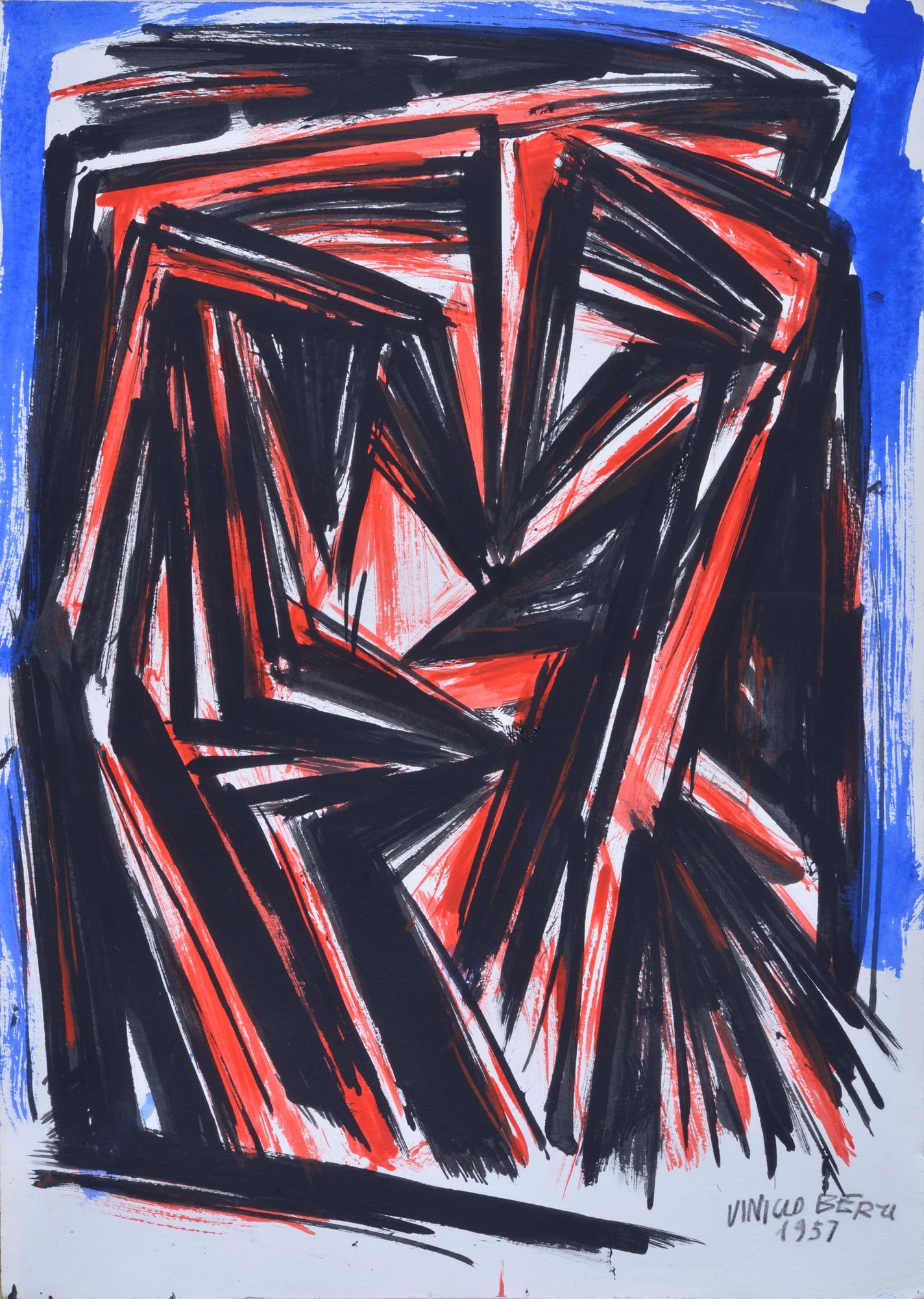 Vinicio Berti (Firenze, 1921 - 1991) - Senza titolo, 1957 (1 of 1)