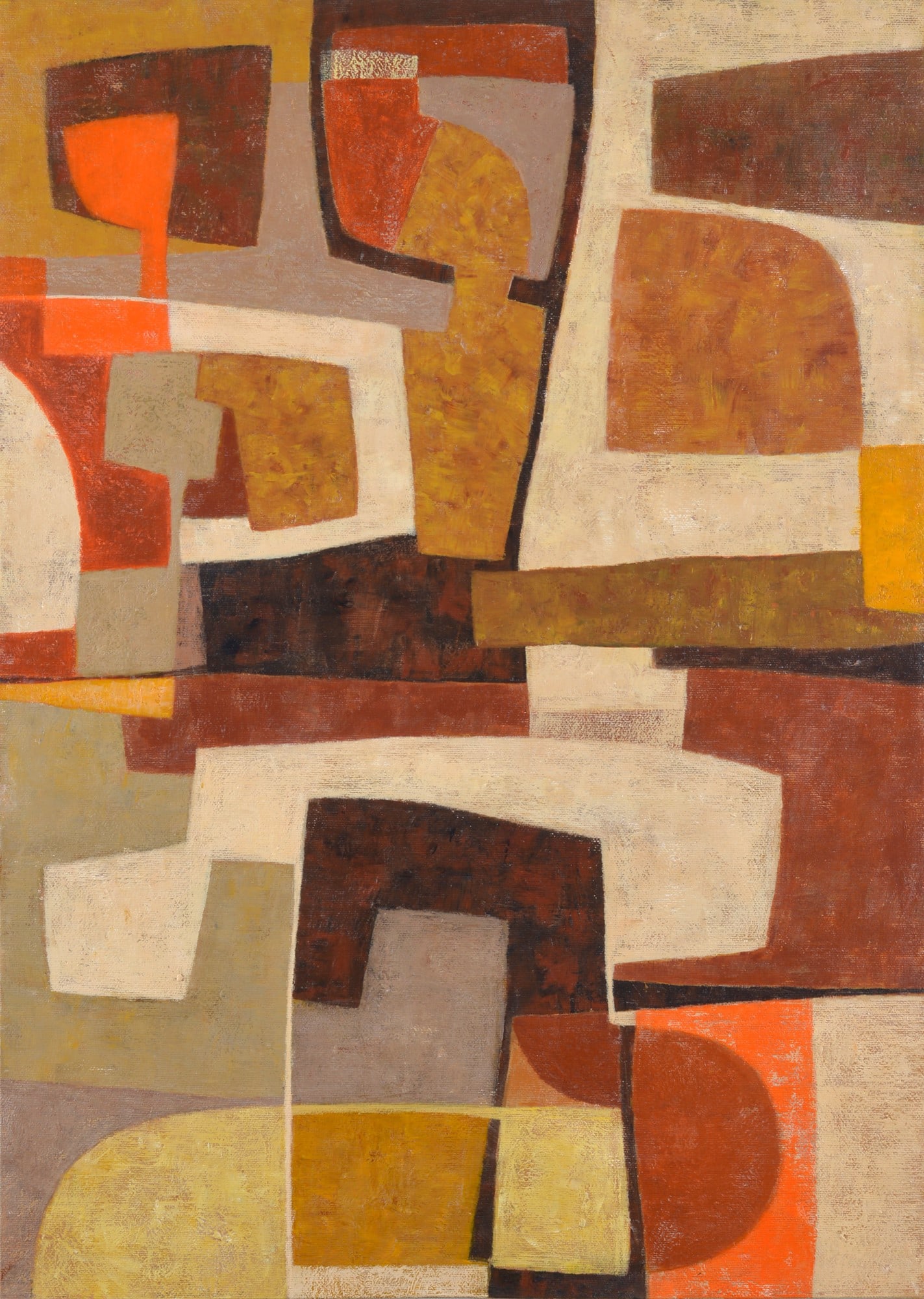 Roberto Miniati (Roma, 1952) - Padre e figlio, 2018: Acrilico su tavola intelata, cm. 61x43. Sul verso: Firma, data, titolo e n. di archivio 7422. Bibliografia: 2019, Catalogo Generale delle opere di Roberto Miniati - vol. 1, Editoriale Giorgio Morandi,