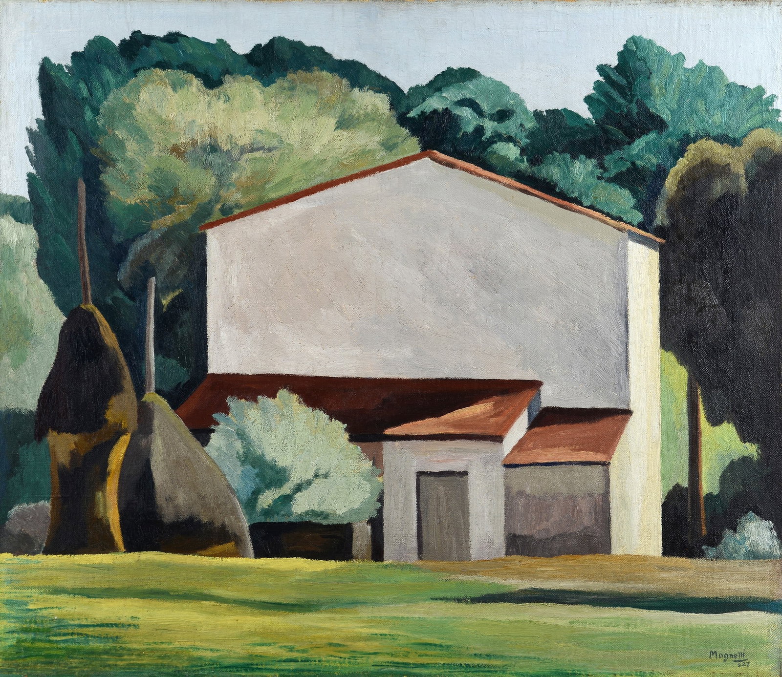 Alberto Magnelli (Firenze, 1888 - Parigi, 1971) - La casa in pineta, 1927 (1 of 3)