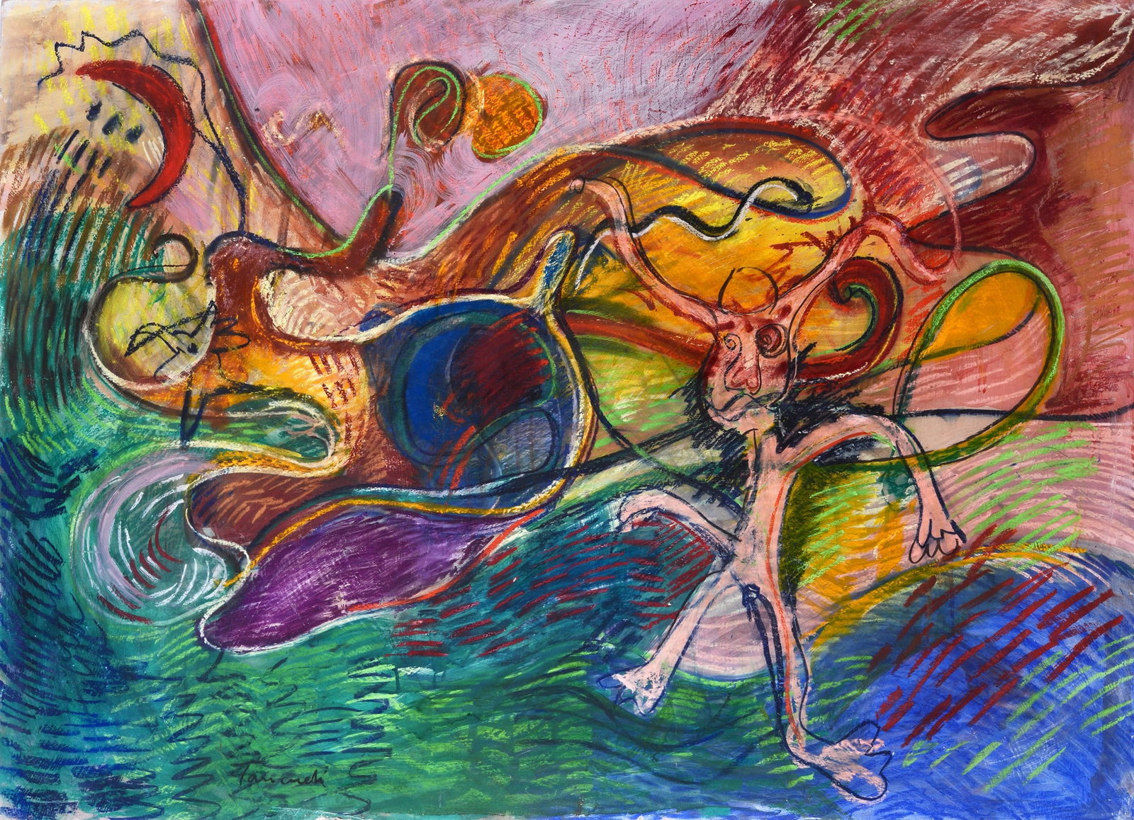Tancredi Parmeggiani (Feltre, 1927 - Roma, 1964) - Eretico, 1961 (1 of 2)
