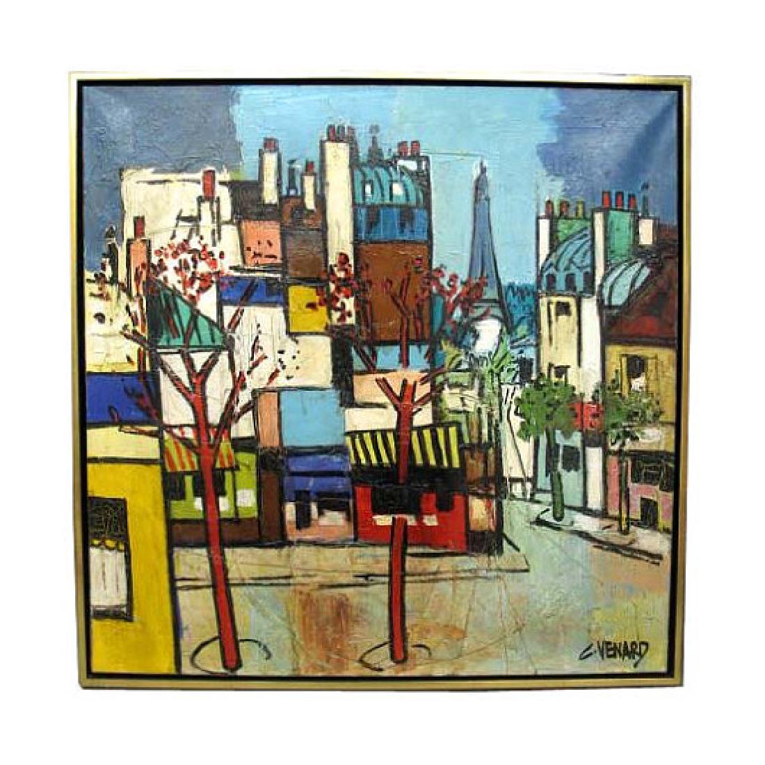 Authentic Claude Venard Modern Impressionist Eiffel (1 of 5)