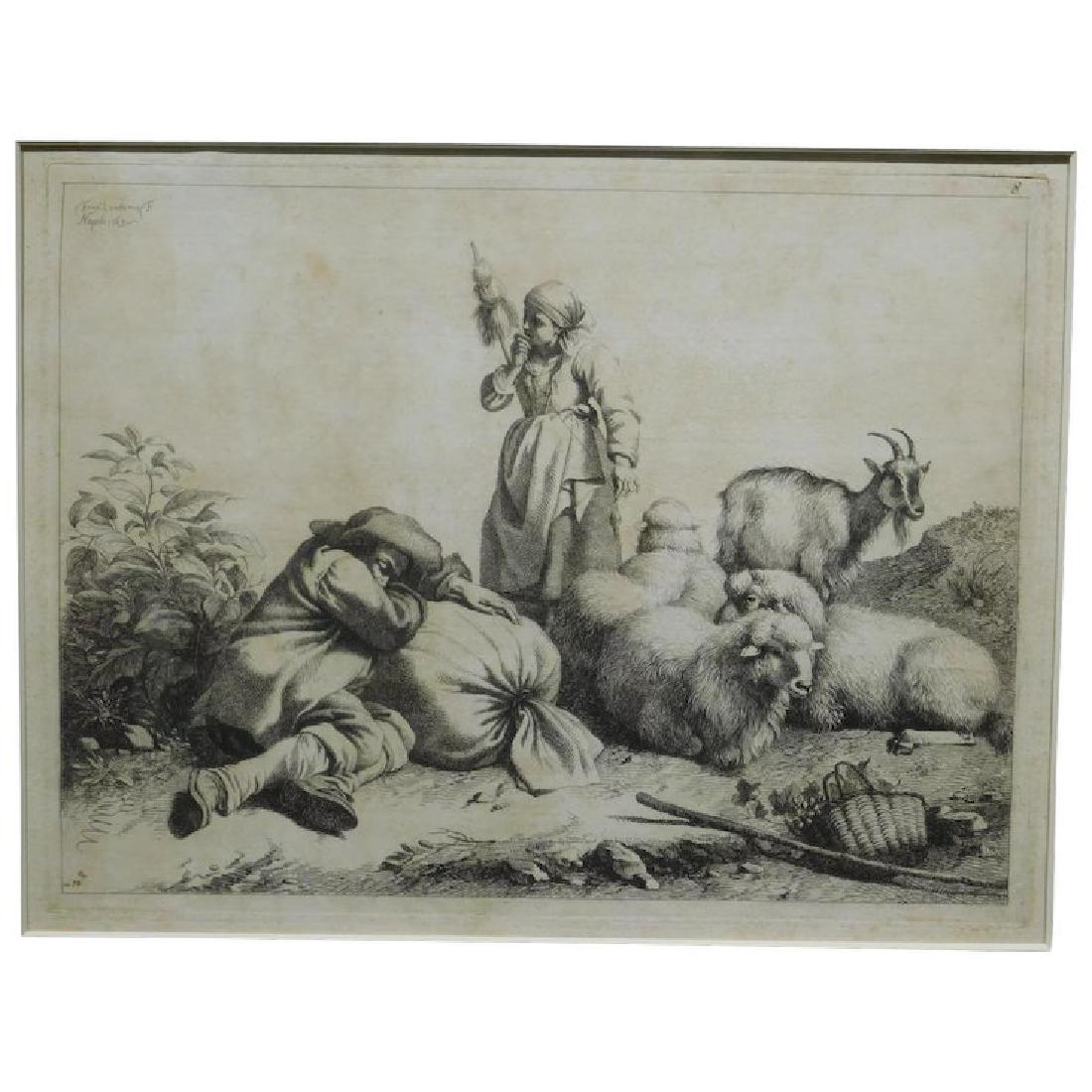 Francesco Londonio: Man, Woman and Sheep (1 of 8)