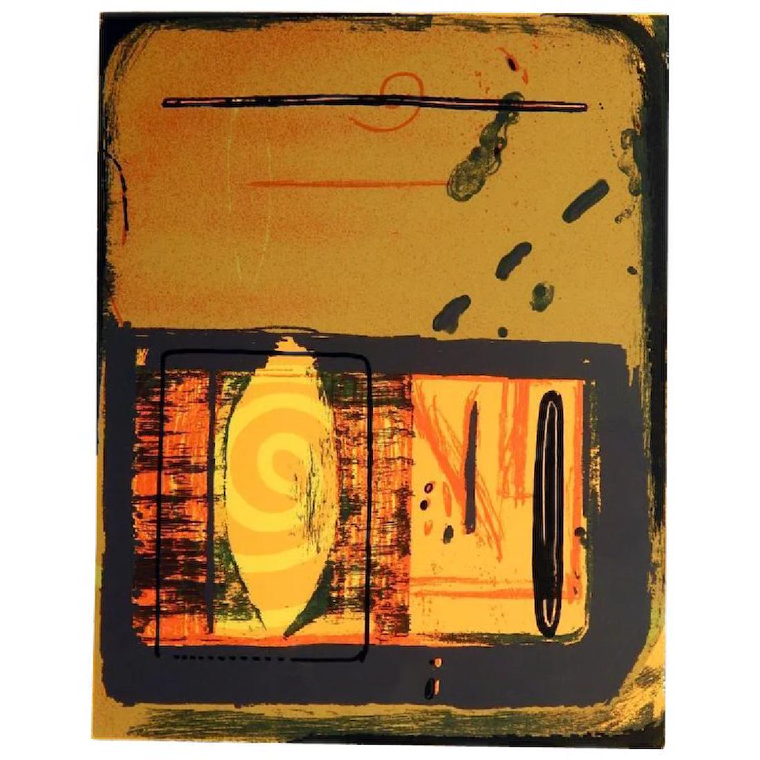 Robert Lee Mejer: Lakeside, 1998 Serigraph: Robert Lee Mejer (1944-): Lakeside, 1998 Serigraph, titled, signed, numbered. Edition of 30, published at AFA Press, Lakeside, Michigan. Image size is 18"" x 14"", 24"" x 20"" with paper Item ID: 5400