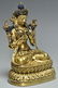 MING GILT BRONZE VAJRADHARA YONGLE MARK & PERIOD - 3