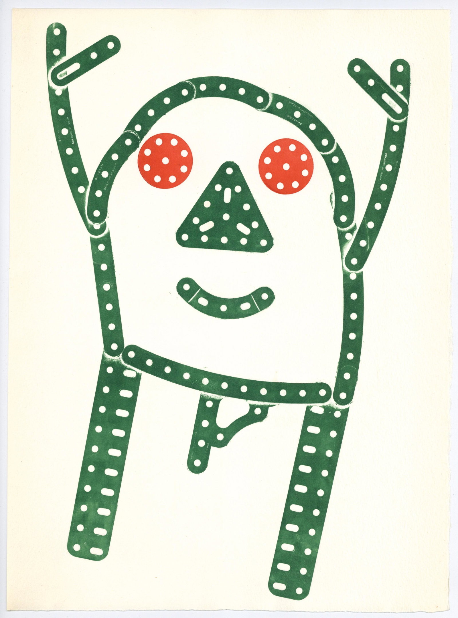 Enrico Baj original etching for Paroles Peintes, 1965 (1 of 1)