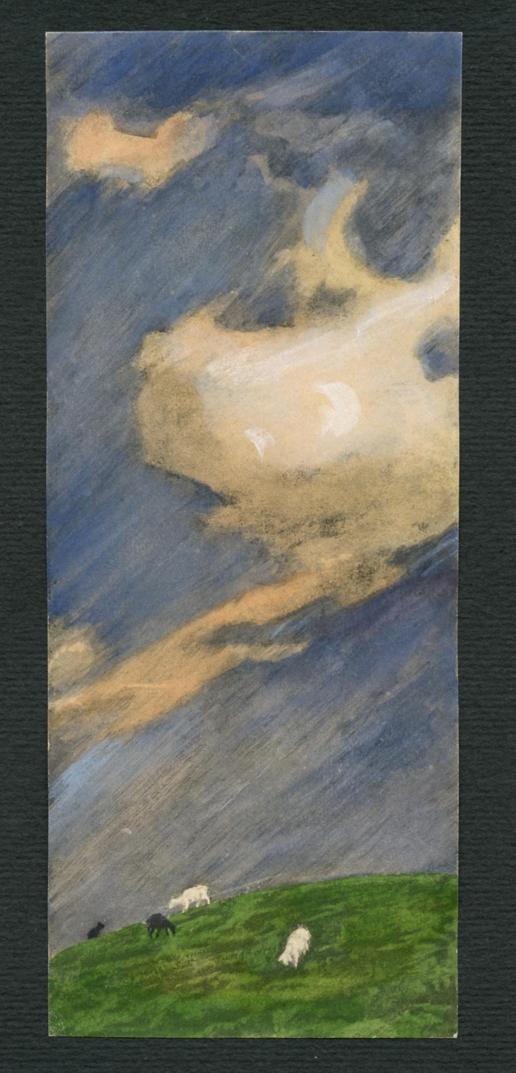 Franz Marc pochoir "Peaceful Terrain" 1917 (1 of 1)