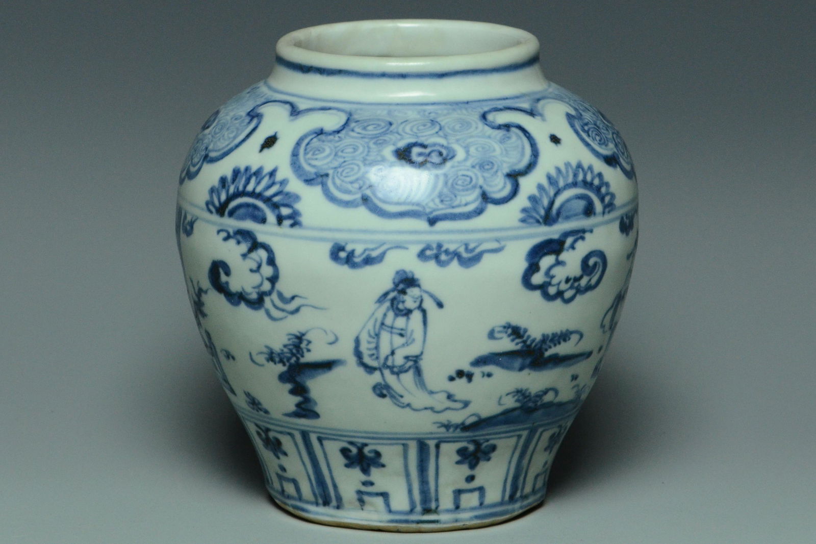 A MING DYNASTY FIGURE SUBJECT JAR (1 of 16)