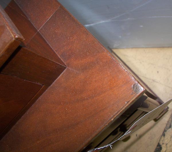 Empire burled mahogany salesmans sample chest - 10