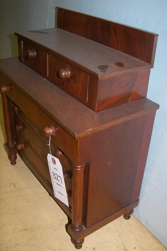 Empire burled mahogany salesmans sample chest - 3