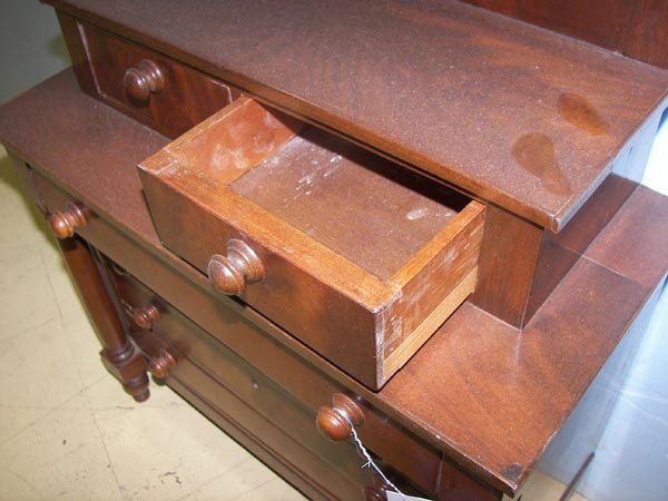 Empire burled mahogany salesmans sample chest - 5