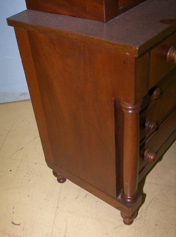 Empire burled mahogany salesmans sample chest - 7