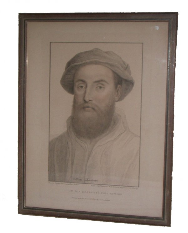 Period stipple engraving of William Sharinton by F: Period stipple engraving of William Sharinton by Francesco Bartolozzi