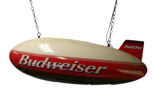 budweiser blimp pool table light