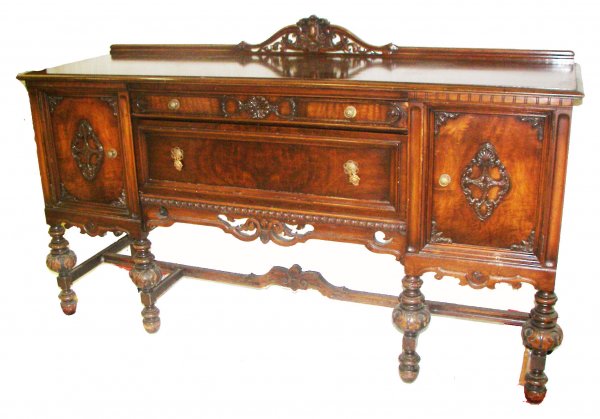 1940's walnut sideboard: 1940's walnut sideboard