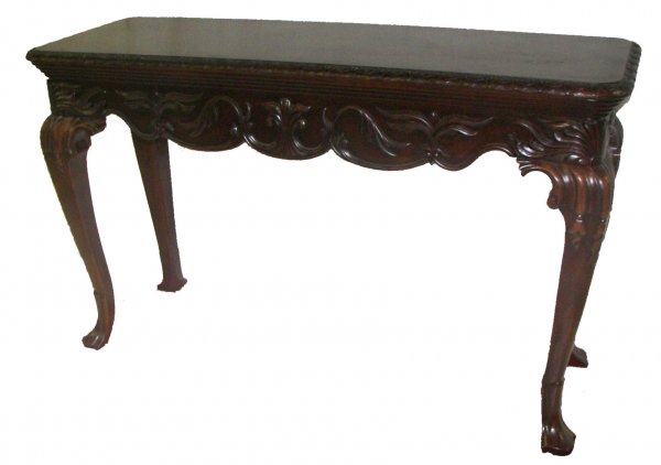20th Century walnut sofa table: 20th Century walnut sofa table - 34"h x 56"w x 23"d