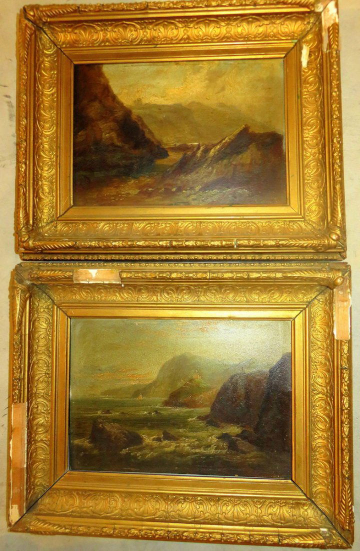 TWO (2X) Patrick Branwell Bronte (1817-1848) RARE SLATE (1 of 9)