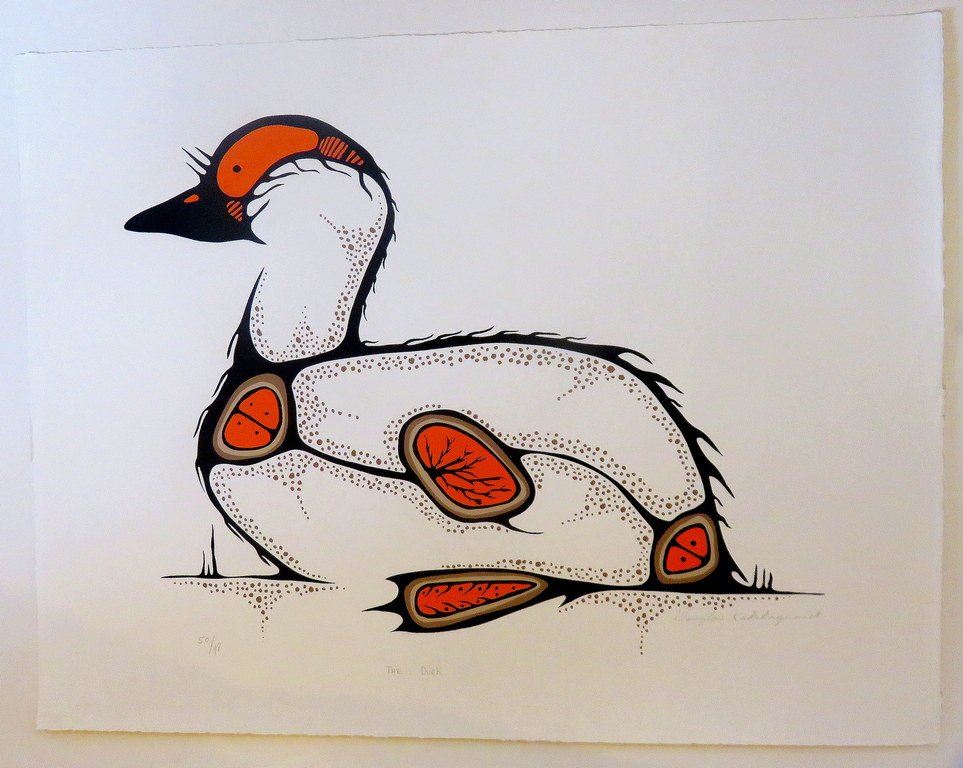 Douglas Kakekagumick - The Duck - Silkscreen Print (1 of 3)