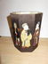 Old Chinese hat Box - extremely detailed - Real hair - 2