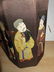 Old Chinese hat Box - extremely detailed - Real hair - 8