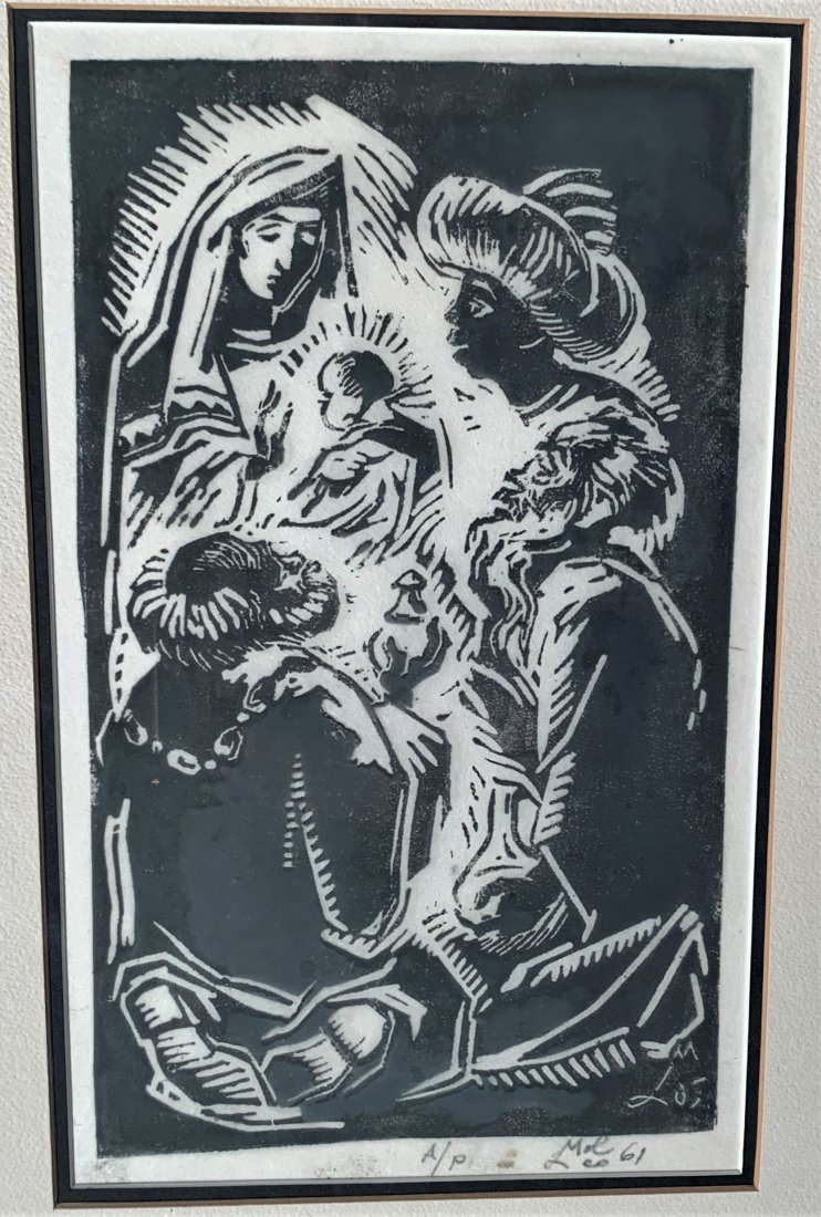 Leo Mol - Nativity Etching (1 of 5)