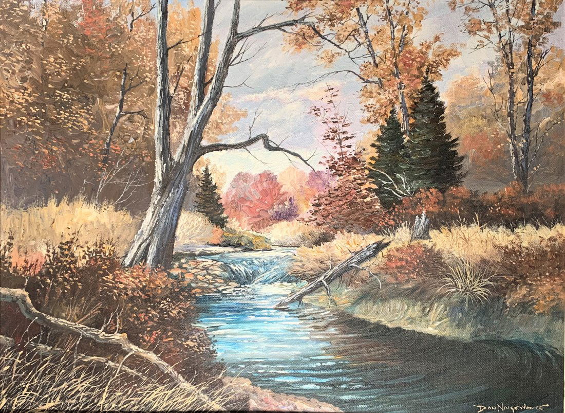 Don Ningewance (1948-) River Stream (1 of 5)