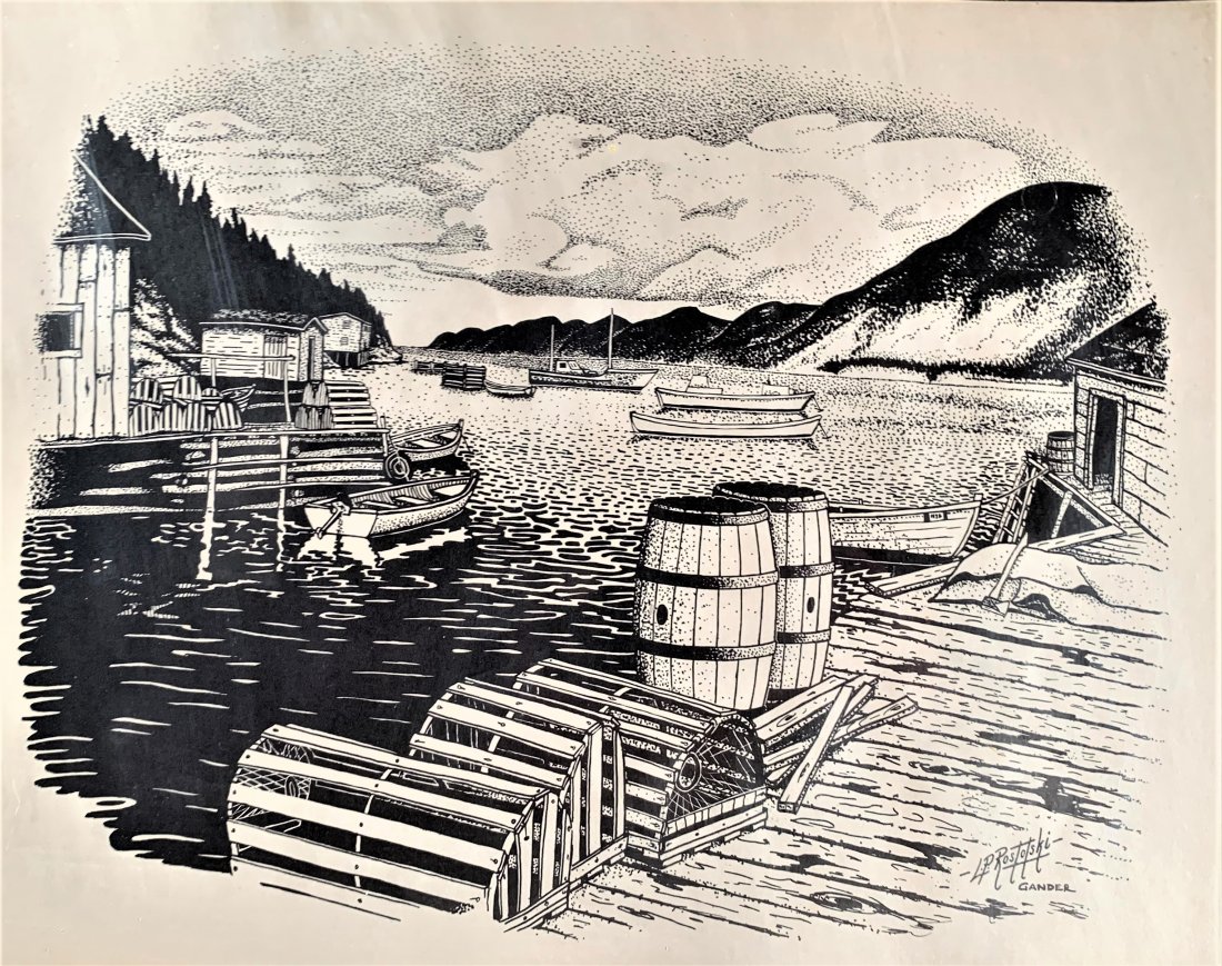 Lorne Rostotski - Fishing Huts - Gander, Newfoundland (1 of 4)