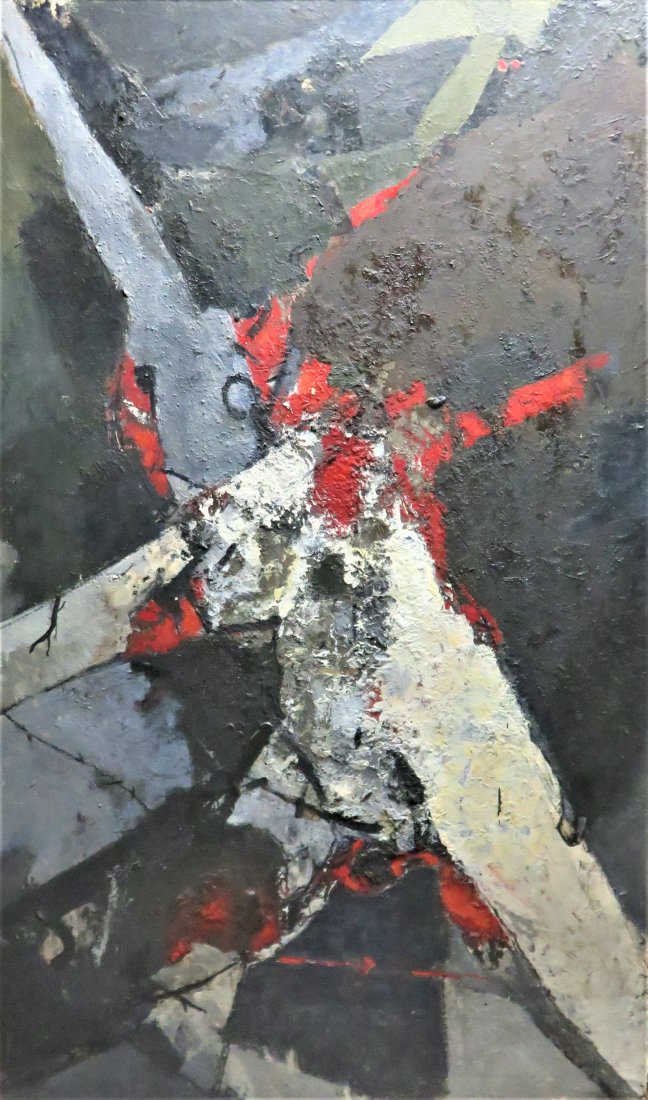 Symcho Moszkowicz (1915-1966 Swedish) POW Scene (1 of 8)