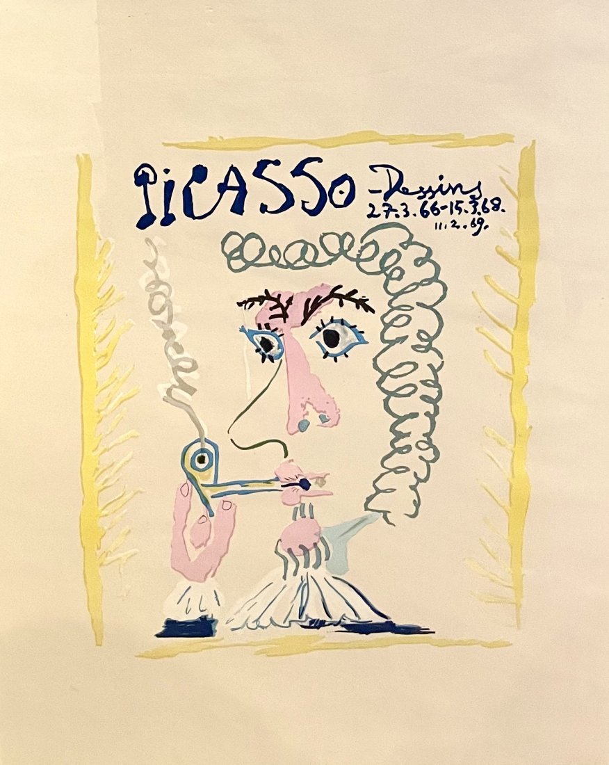 Pablo Picasso (1881-1973 French) "Dessins" c.1966 (1 of 7)