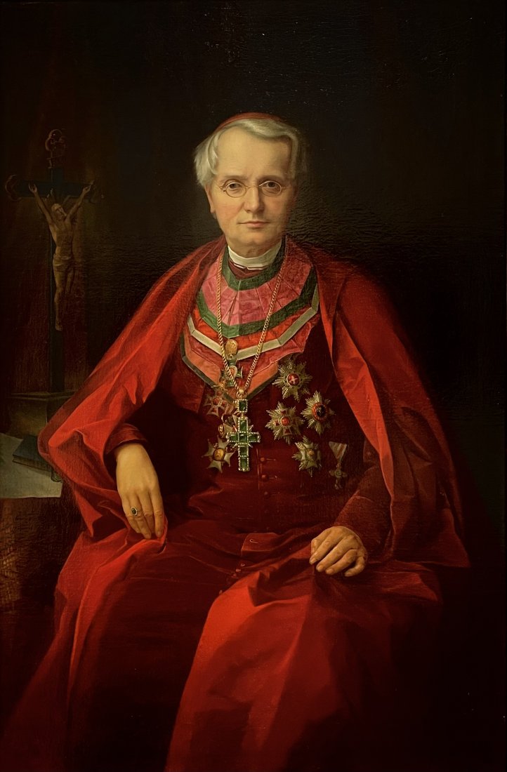 Philip Alexius de László (1869-1937 Hungarian) "Cardinal Lajos Haynald" (1 of 6)