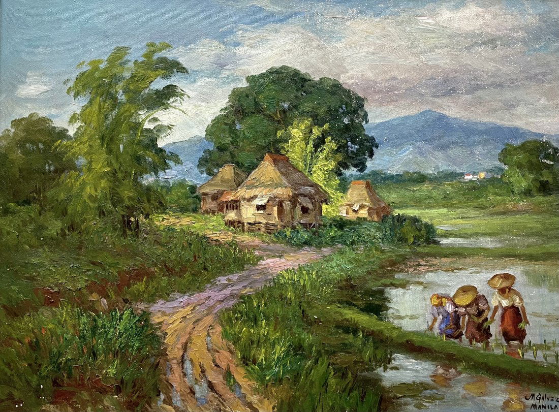Miguel Galvez (1912-1989 Philippines) c.1947 (1 of 4)