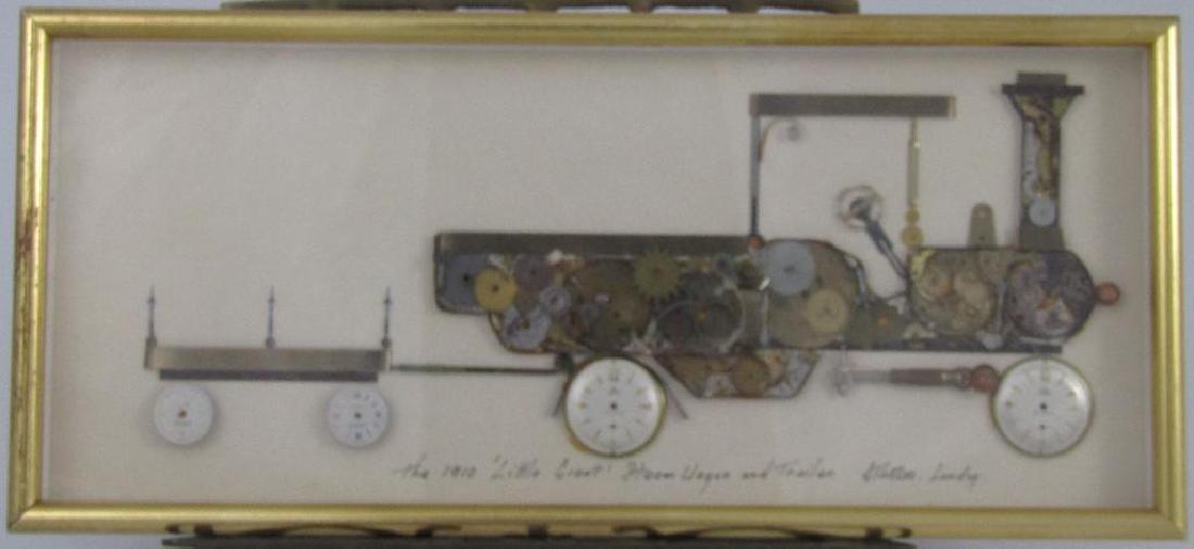 1910 Little Giant Steam Wagon & Trailer Art (1 of 1)