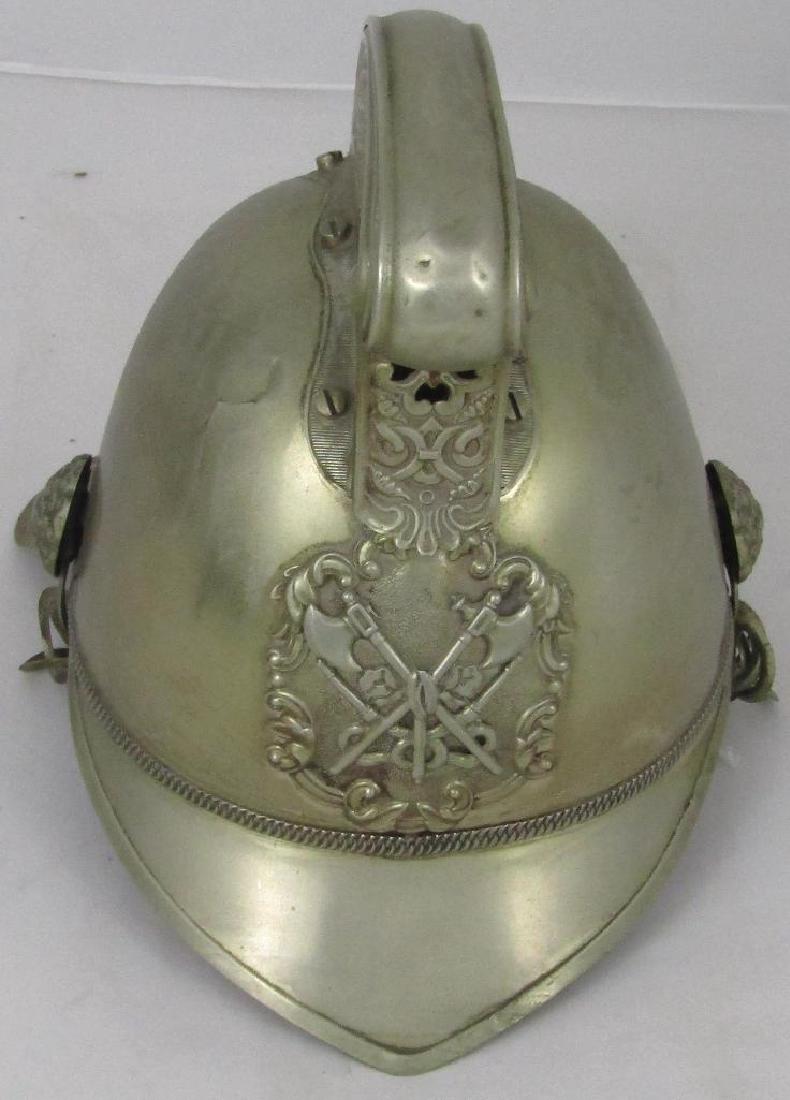Late 19th Century French Brass Fire Helmet (1 of 5)