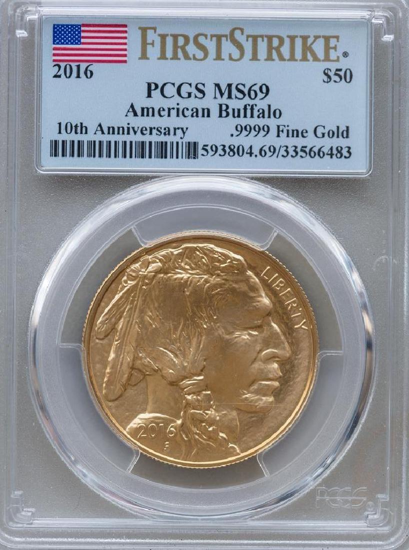 2016 Buffalo $50 Gold Coin PCGS MS69 First Strike (1 of 1)
