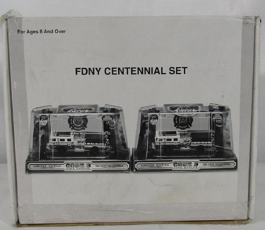 Code 3 Collectibles F.D.N.Y. Centennail Set NIB (1 of 2)