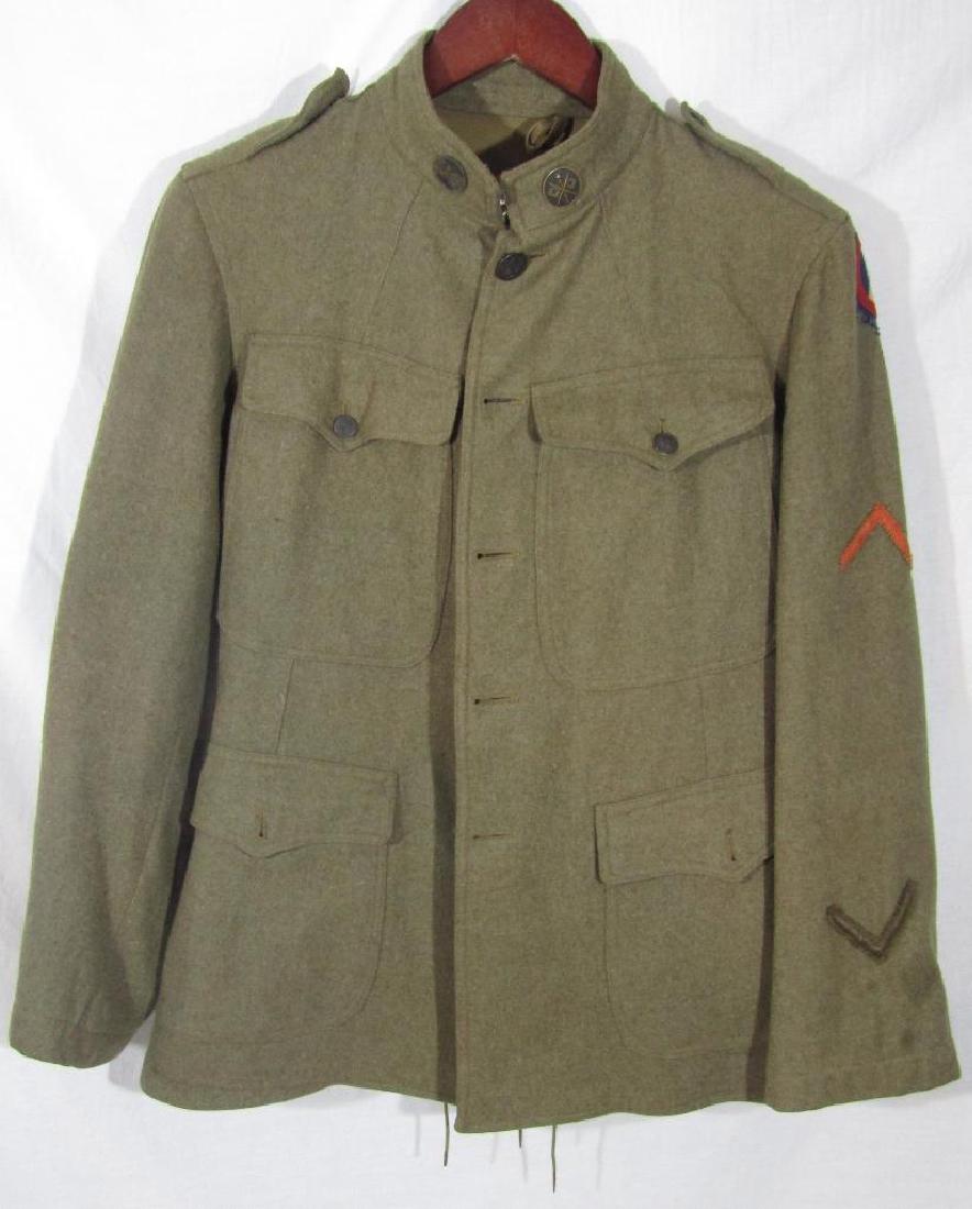 WW1 US 278th Aero Squadron Uniform with Pants: WW1 US 278 th Aero Squadron Uniform with pants. Condition is very good no seeable damage. The 278 Aero Squad was in the Western Front in WW1.