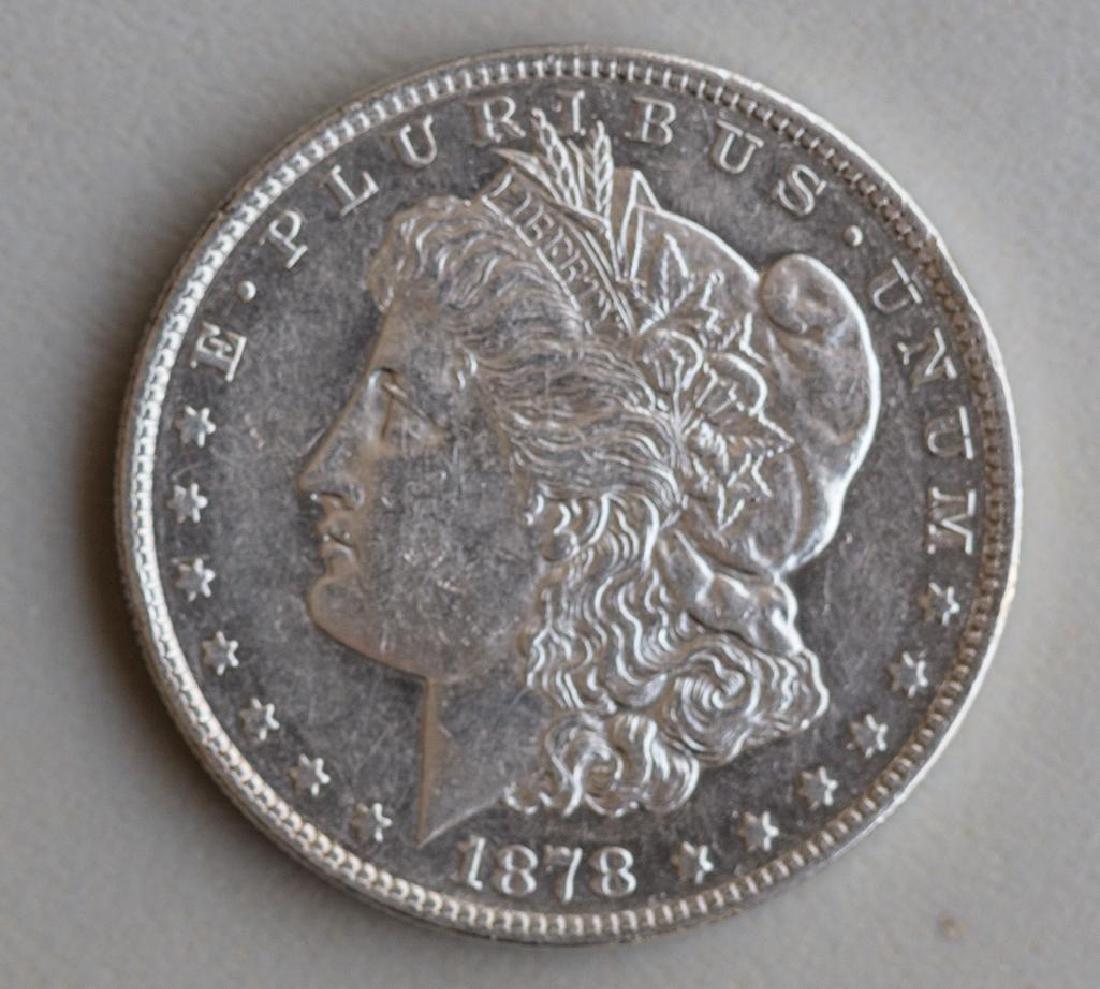 1878 Morgan Silver Dollar 7 over 8 TF High Grade (1 of 2)