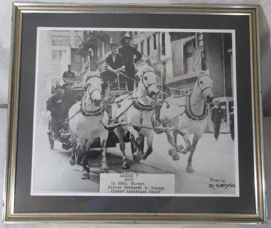 Large Framed 1910 Picture from F.D.N.Y. (1 of 3)