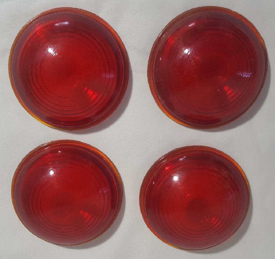 4 Glass Gamewell Ford Motor Company Fire Box Lense (1 of 1)