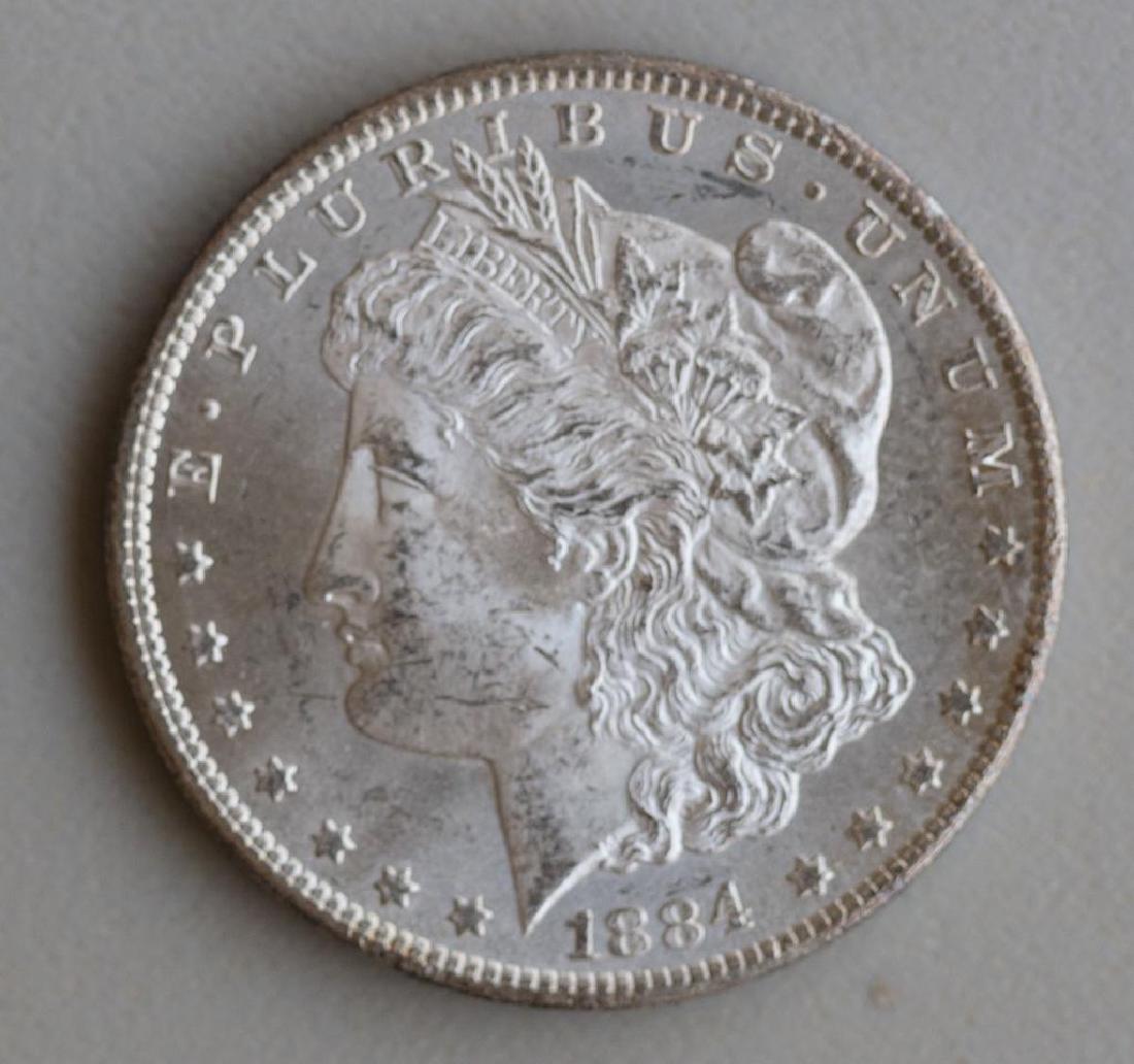 1884-CC Morgan Silver Dollar High Grade (1 of 2)