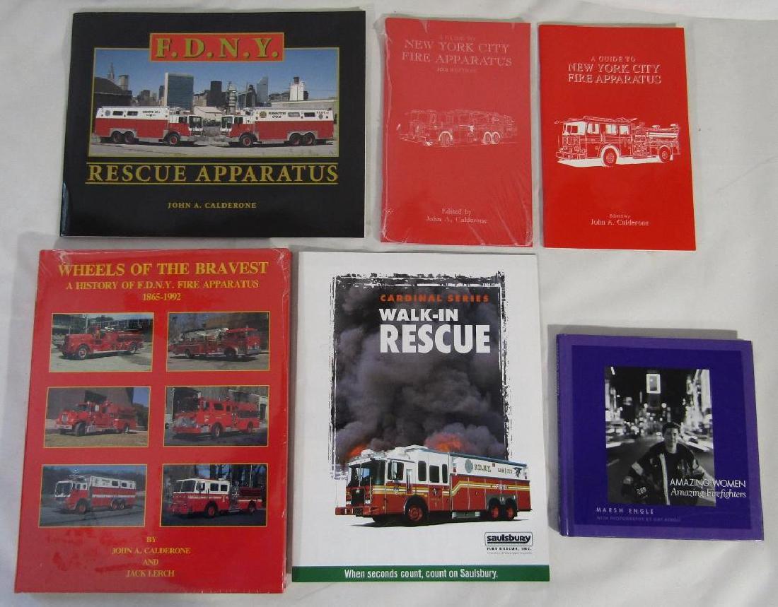 4 F.D.N.Y. Fire Apparatus Books & 2 Other Books (1 of 1)