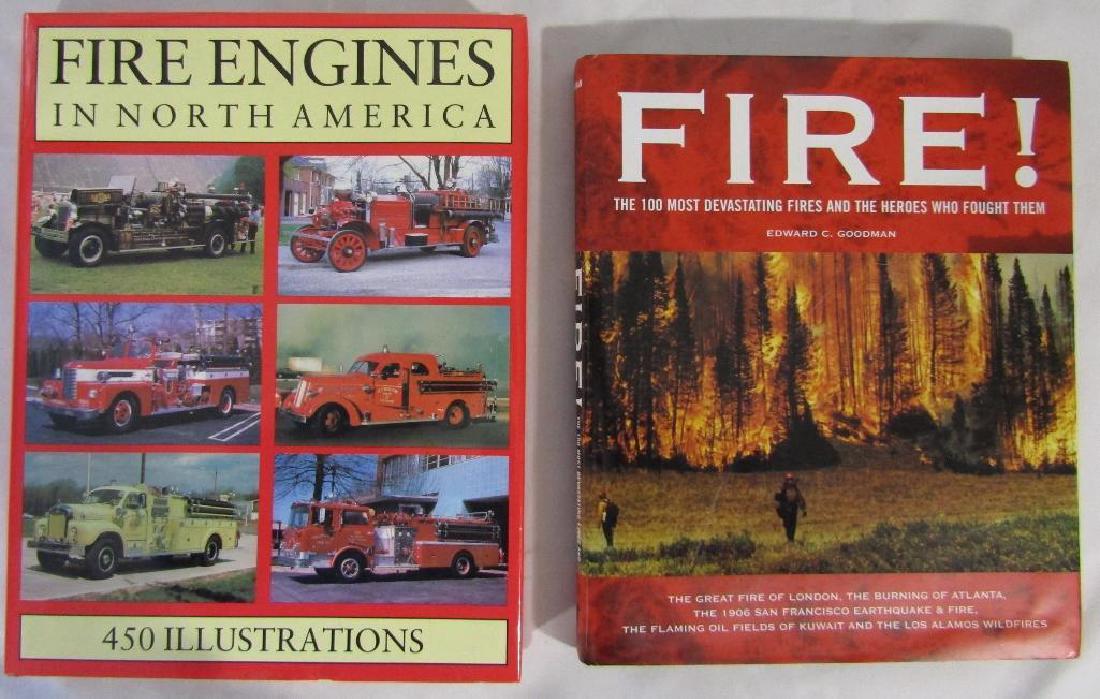 2 Books Fire Engines in North America & Fire! (1 of 1)