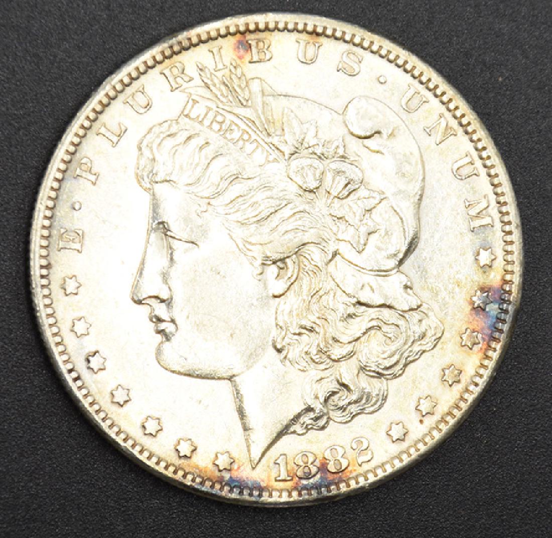 1882-S Morgan Silver Dollar Coin (1 of 2)
