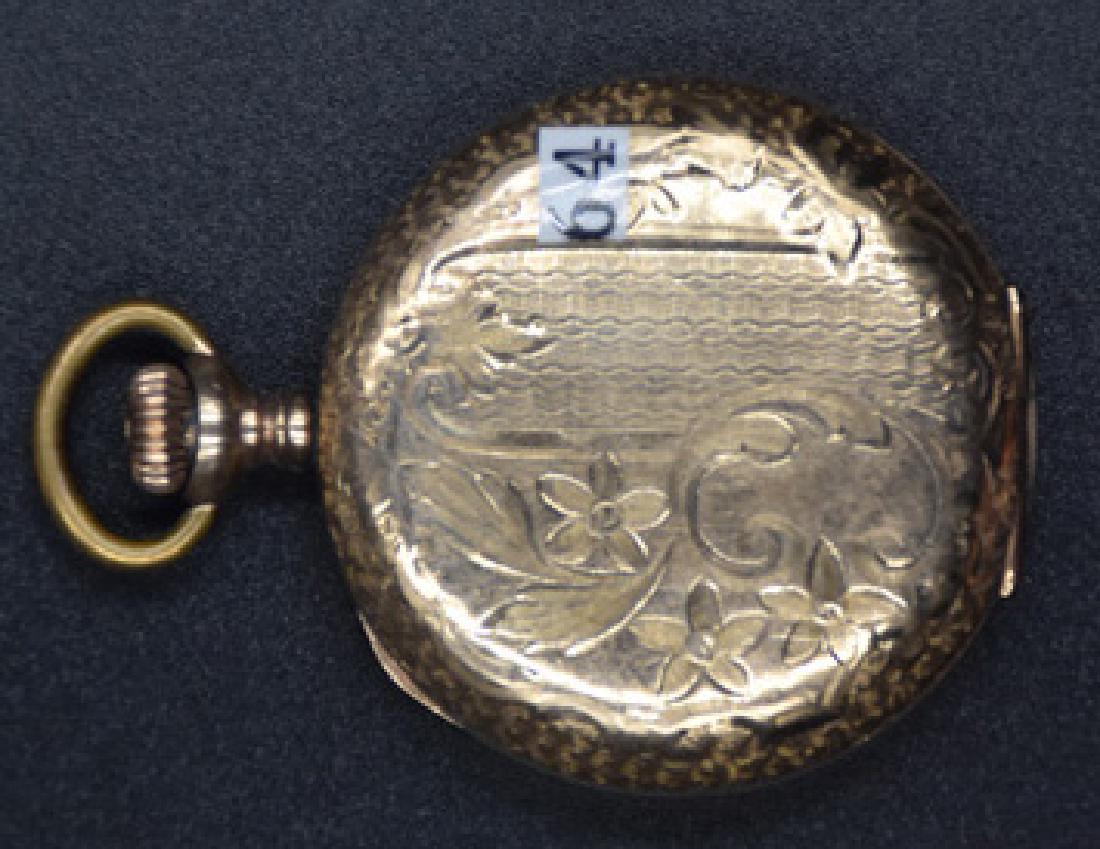 Elgin 15 J Engraved Hunter Case Pocket Watch (1 of 3)