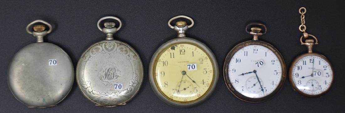 Five assorted Pocket Watches (1 of 2)