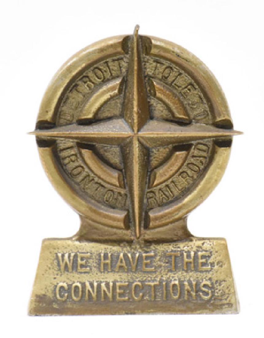 Bronze DTI railroad paperweight (1 of 2)