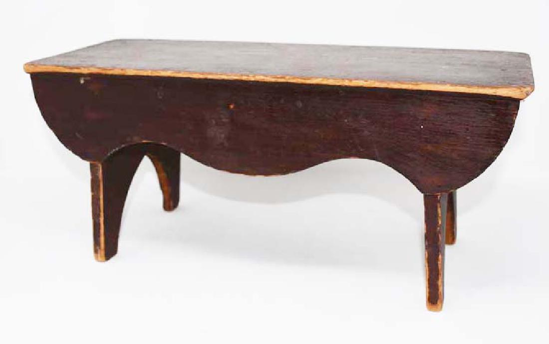 Wooden footstool (1 of 2)