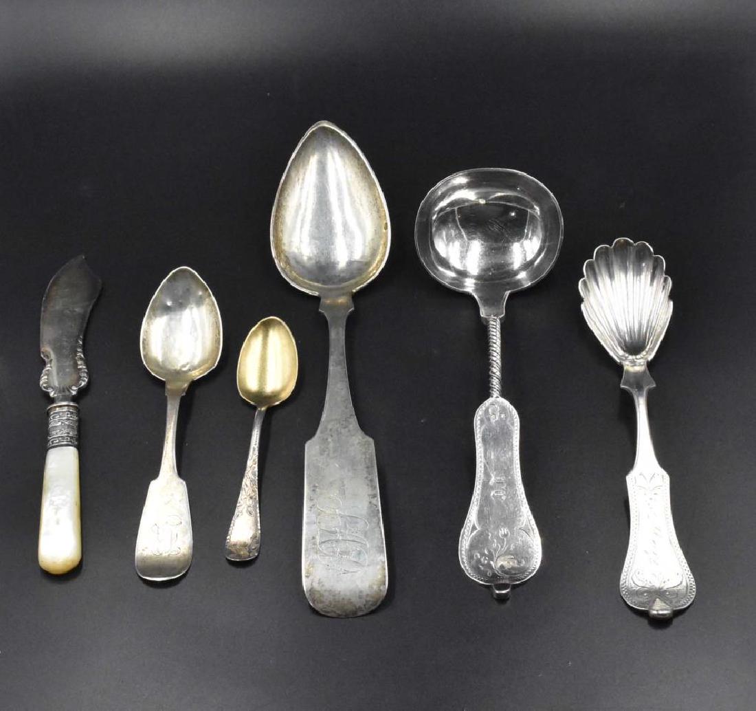 6 pieces of assorted flatware (1 of 2)