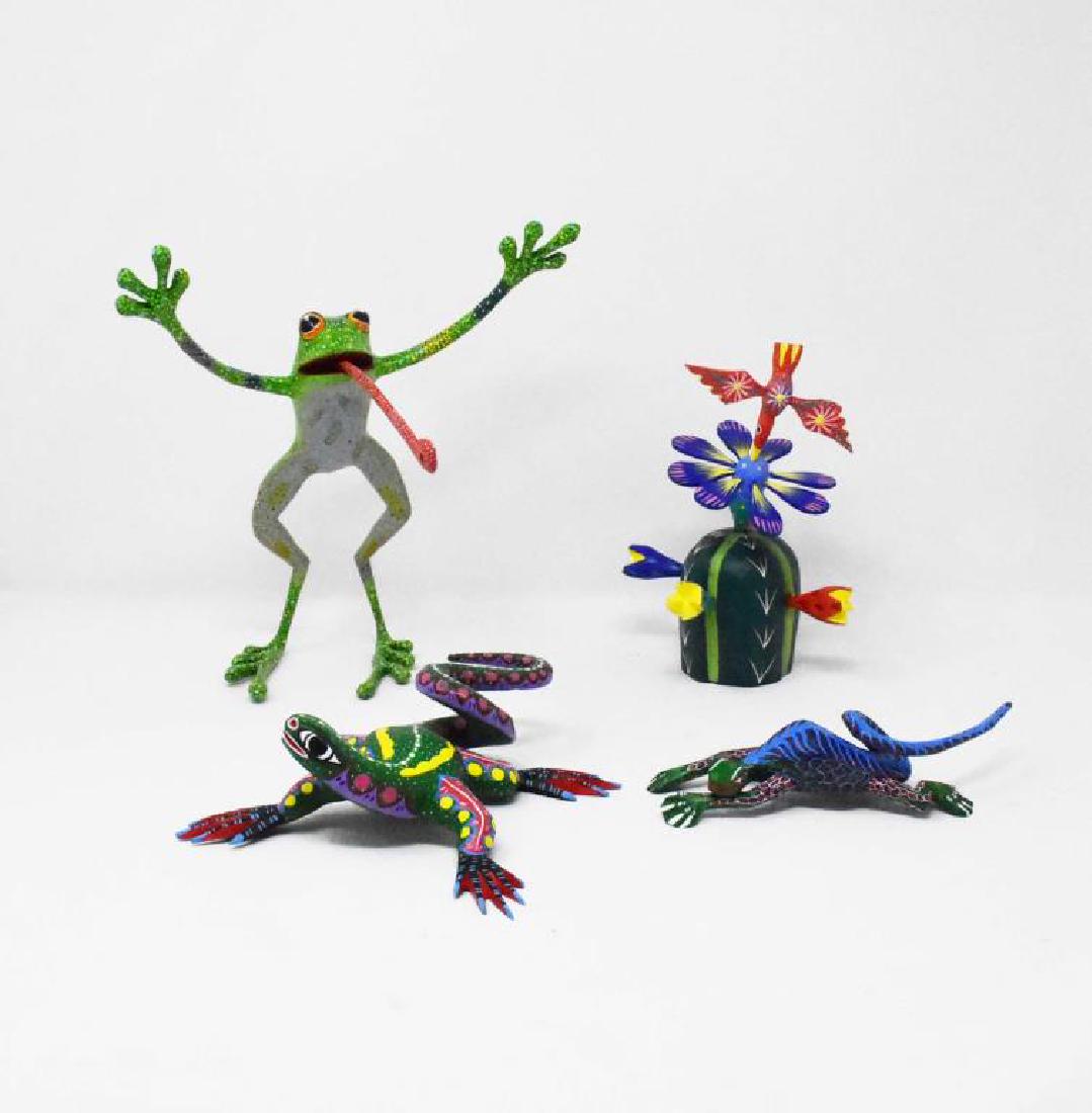 4 Oaxaca Mexico wood carvings (1 of 3)