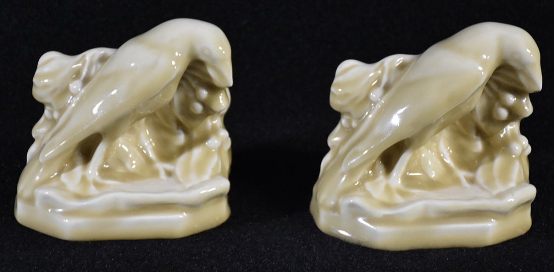 1949 Rookwood Rook Bird Bookends (1 of 4)